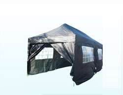 20x10 EZ Set Pop Up Canopy Gazebo Party Wedding Tent Waterproof Silve 
