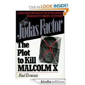The Judas Factor The Plot to Kill Malcolm X Karl Evanzz  