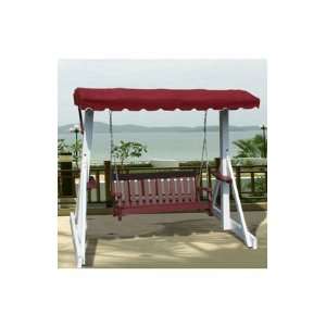    VIFAH Recycled Plastic Swing Frame with Canopy Top