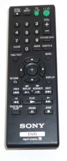 Genuine Sony RMT D197A DVD Player Wireless IR Remote Control 