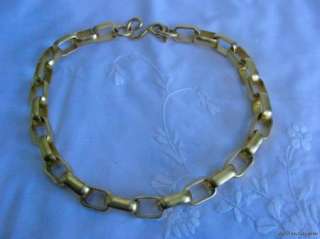Vtg Martha Sturdy Vancouver Couture Elegant Dramatic Gold Chain Link 