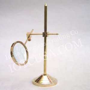  REAL SIMPLEA HANDTOOLED HANDCRAFTED BRASS MAGNIFYING 