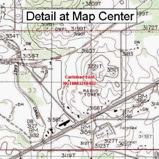   Map   Carlsbad East, New Mexico (Folded/Waterproof)