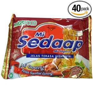 Mi Sedaap Sambal Goreng, 88 Gram (Pack of 40)  Grocery 