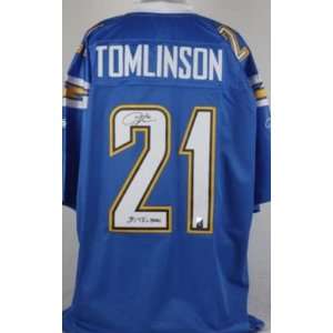  LADAINIAN TOMLINSON 31 TDS 2006 AUTH SIGNED JERSEY LT 