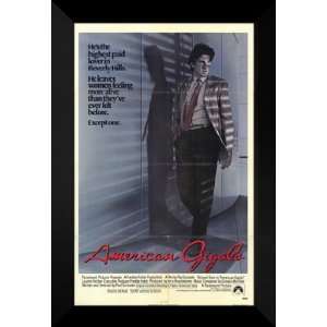 American Gigolo 27x40 FRAMED Movie Poster   Style A 