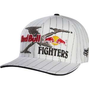Fox Racing Red Bull X Fighters Core Mens Flexfit Casual Hat   White 