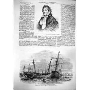  1861 LAVINIA RYVES PRINCESS SHIP WRECKS HARTLEPOOL