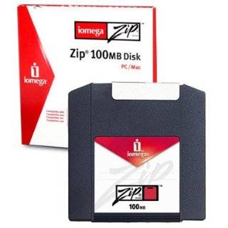 Iomega PC Formatted Zip Disks 100 MB (10 Pack) (reformattable for use 