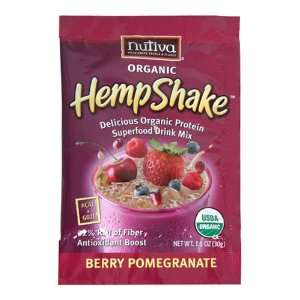 Nutiva Organic HempShake Berry Pomegranate, 1.1 Ounce Units (Pack of 