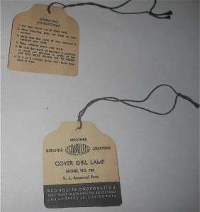 VINTAGE GIL ELVGREN PIN UP MOTION LAMP, 1956 ECONOLITE, 12 GIRLS 