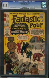 FANTASTIC FOUR #15 CGC 8.5 OW WHITE PAGES  