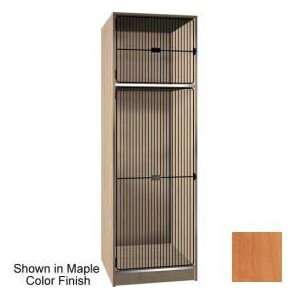   Lower Compartment Black Grill Door Locker, Oiled Cherry Automotive