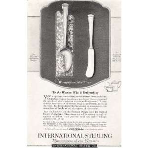 International Sterling Silverware Masterpieces 1923 Original Vintage 