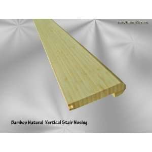  Crafters   Stair Nosing   Bamboo Natural Vertical