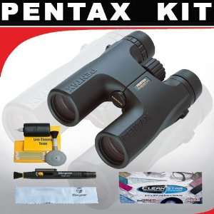  Pentax 8x36 DCF HS Binocular (Black) + Deluxe Kit Camera 