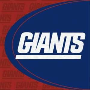 New York Giants Lunch Napkins 16ct  Toys & Games  