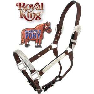  Royal King Silver Bar Pony Show Halter & Lead Set Sports 