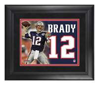 Tom Brady Framed Patriots Jersey Number Collage  