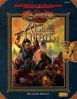 AD&D Module Dragonlance RISE OF THE TITANS 11396 w/MAP VF Dungeons 