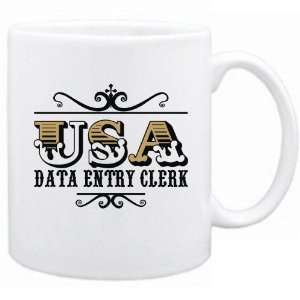  New  Usa Data Entry Clerk   Old Style  Mug Occupations 