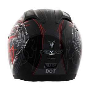  Vega Altura Red Slayer Graphic X Large Full Face Helmet 