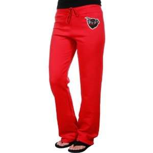 NCAA Nicholls State Colonels Ladies Red Logo Applique Sweatpant 