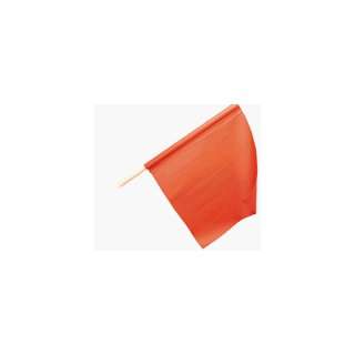   Berger 23 102 24 x 24 Orange / Red Flag, with 30 Staff Electronics