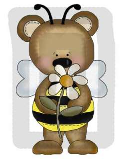 LADYBUG BEE BEAR BABY NURSERY GIRL WALL STICKERS DECALS  