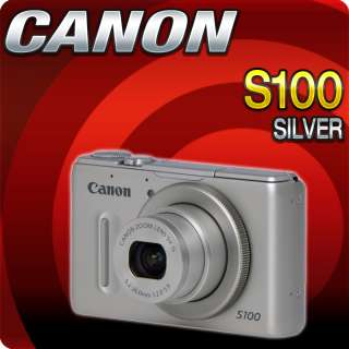 Canon PowerShot S100 (Silver) 12.1MP Digital Camera NEW 5245B001 