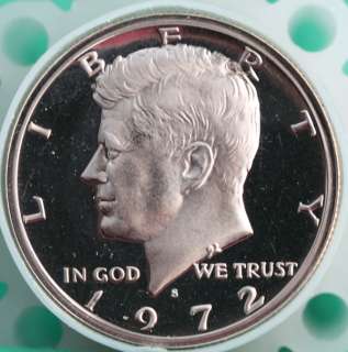 1972 S Clad Proof KENNEDY Half Dollar Roll 20 Coins 50c from US Proof 