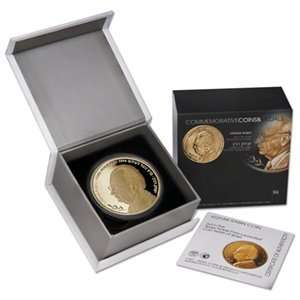  2011 Yitzhak Rabin 1/2 oz Proof Gold Coin w/Box & COA 