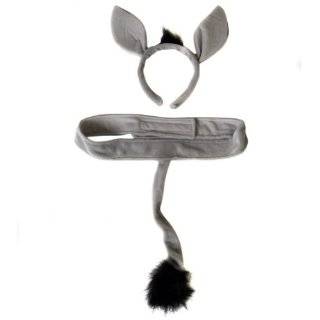Plush Donkey Headband Ears and Tail Costume Set by Making Believe