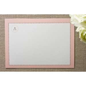  Border Monogram Personalized Stationery by Blonde Health 