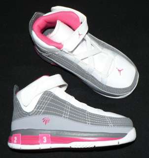 Nike Jordan Take Flight toddlers girls shoes new white pink sneakers 