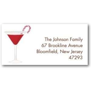  Holiday Return Address Labels   Peppermint Party By 
