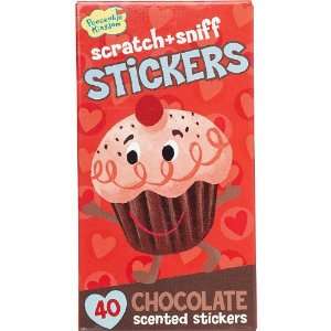  Valentine Chocolate Scratch and Sniff Stickers Toys 