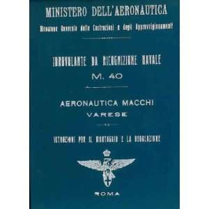  Macchi M.40 Aircraft Maintenance Manual Macchi Books