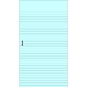  Filofax Papers Ruled Notepaper, Blue A5   FF 343001 