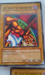 Yu Gi Oh Exodia Necross Limited Edition Lot Set 7 cards Yu Gi Oh 6 are 