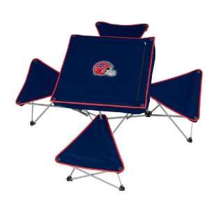  Buffalo Bills NFL Intergrated Table with Stools Sports 