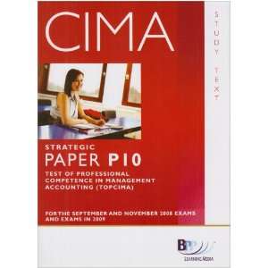   Cima   Topcima (Study Text) (9780751752939) Bpp Learning Media Books