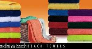 Beach Towel 34 x 70 100% Cotton 24 Velour Towels new  