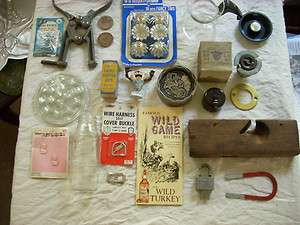 Vintage Estate Lot w/ Pyrex,Electrical Fixtures, Sewing, Glassware 
