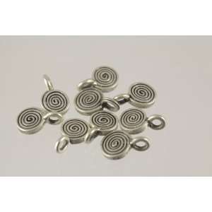 Little Spiral Thai Sterling Silver Charms Karen Handmade From Thailand 