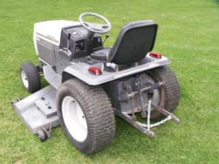 White GT2055 garden tractor lawnmower briggs engine 20hp 3pt hitch 60 