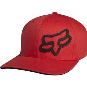 Fox Racing Signature Kids Flexfit Sports Wear Hat/Cap   Red / One Size