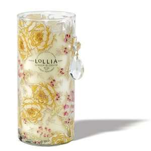  Lollia Ginger Blossom Tall Luminary Candle Beauty