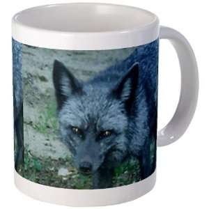 Silver Fox Fox Mug by  