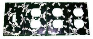 Skull and Crossbones Light Switch/Outlet Covers  